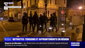 Retraites: des tensions dans les différentes manifestations 