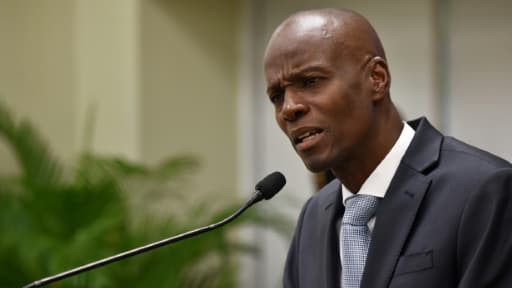Le président haïtien Jovenel Moise, le 13 mars 2017 à Port-au-Prince Le président haïtien Jovenel Moise, le 13 mars 2017 à Port-au-Prince