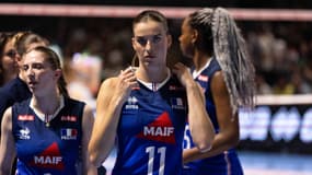 La joueuse de l'équipe de France de volley Lucille Gicquel, le 16 mai 2025