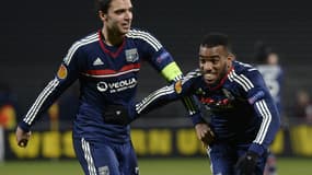 Clément Grenier et Alexandre Lacazette