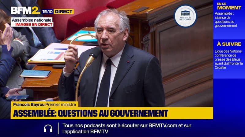 Retraites: Bayrou redit qu'un retour aux 62 ans n'est 