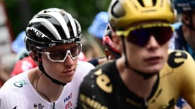 Tadej Pogacar et Jonas Vingegaard le 1er juillet 2023 sur le Tour de France