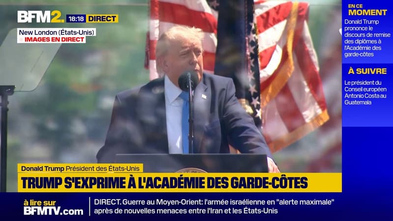 Iran: "Nous pourrions être amenés à les frapper encore plus fort, mais peut-être pas", prévient Donald Trump