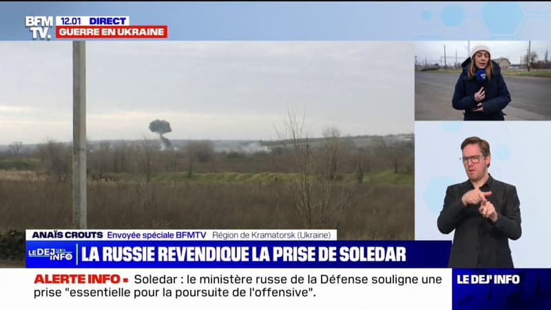 Guerre en Ukraine: l'armée russe revendique la conquête de Soledar