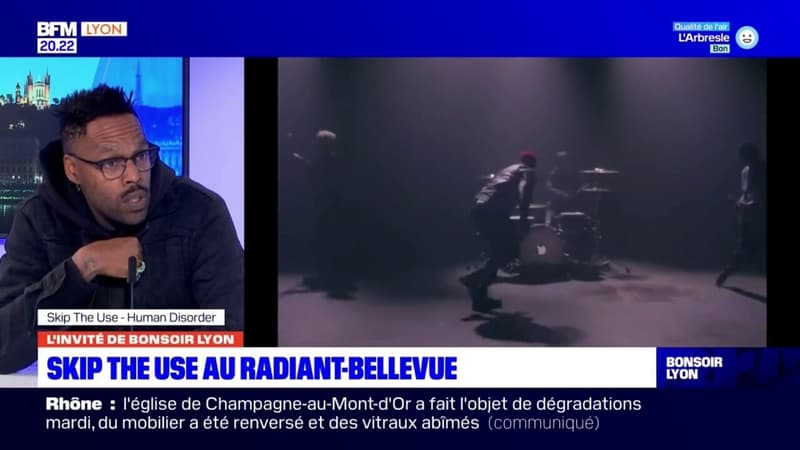 L'invité de Bonsoir Lyon : Mat Bastard, chanteur de Skip The Use