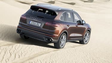 Le Cayenne dans sa version V6 3 litres diesel d'une puissance de 260 chevaux, sur une photo officielle Porsche.