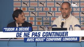 OM : "Tudor a décidé de ne pas continuer l'aventure avec nous" confirme Longoria 