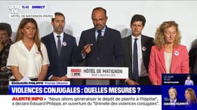 Violences Conjugales: Édouard Philippe annonce que "'l'exercice de l'autorité parentale sera suspendu de plein droit en cas d'homicide volontaire par le conjoint"