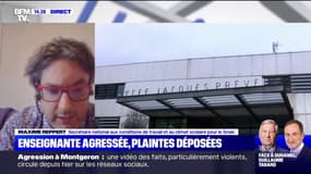 Enseignante agressée en plein cours: "Ce n'est pas quelque chose d'inédit", regrette le secrétaire national aux conditions de travail et au climat scolaire pour le SNALC