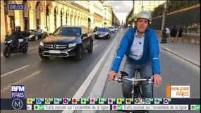 Pour aller au boulot à Paris, il a troqué sa moto pour le vélo