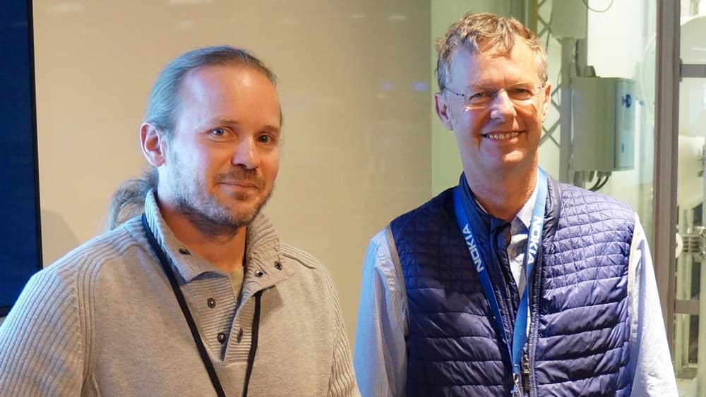 Gérard Burnside et Philippe Jacquet du Nokia Bell Labs.