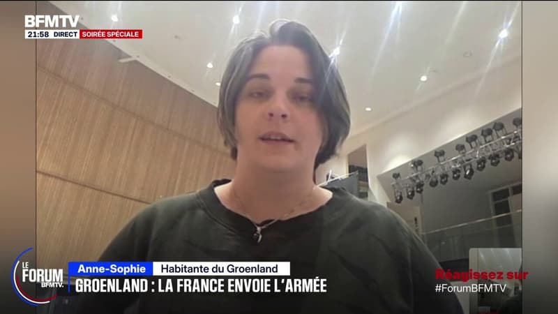 FORUM BFM - "On est fatigués de ne pas être écoutés, respectés", confie Anne-Sophie, habitante du Groenland