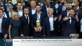 Retour des Bleus: "Ça a ressoudé un pays, tous les français sont ensemble quand on gagne une coupe du monde"