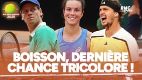 Roland-Garros : Boisson dernier espoir français, Sinner, Zverev... le programme complet du lundi 2 juin