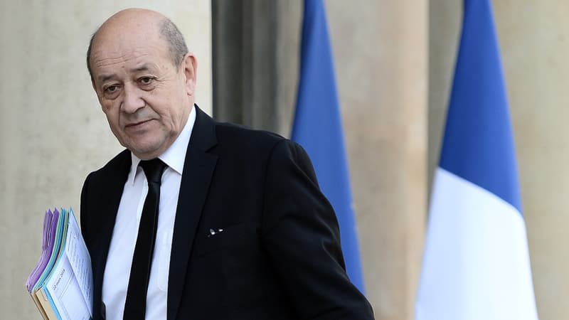 Le ministre de la Défense Jean-Yves Le Drian, le 22 mars 2016. 