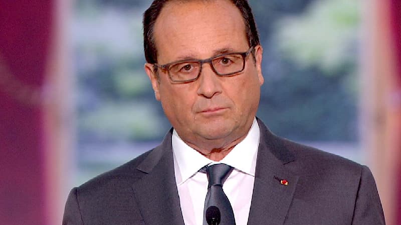 François Hollande lors de la sixième conférence de presse à l'Elysée lundi 7 septembre