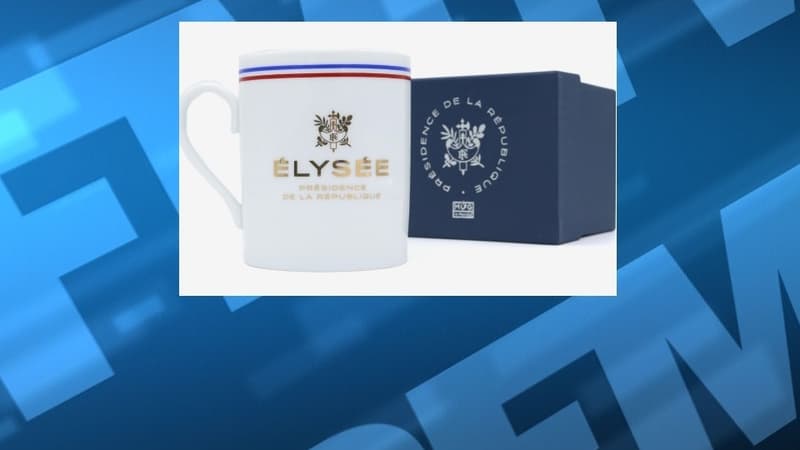 L'un des mugs en vente sur la boutique en ligne de l'Elysée