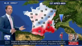 Malgré l'arrivée de la pluie dans le Nord, le week-end sera ensoleillé sur une grande partie de la France