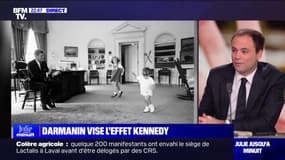 "C'est une manière de s'inscrire dans les pas de Nicolas Sarkozy": Charles Consigny réagit aux photos de Gérald Darmanin dans Paris Match aux côtés de ses enfants et de son épouse