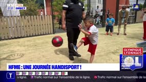 Bron: une journée sportive organisée pour les enfants handicapés