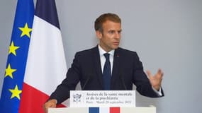Emmanuel Macron annonce qu'à partir de 2022 "les consultations de psychologues seront remboursées" sur prescription dès l'âge de 3 ans