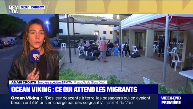Qu'est-ce qui attend les migrants rescapés de l'Ocean Viking après son accostage au port de Toulon?