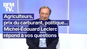 Carburants à prix coûtant, relations avec la FNSEA, projets politiques pour 2027... Michel-Édouard Leclerc répond à vos questions dans La Capsule de BFMPolitique 