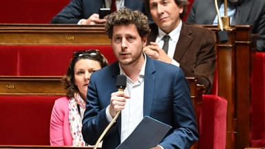Julien Bayou  à l'Assemblée nationale le 23 mai 2023 