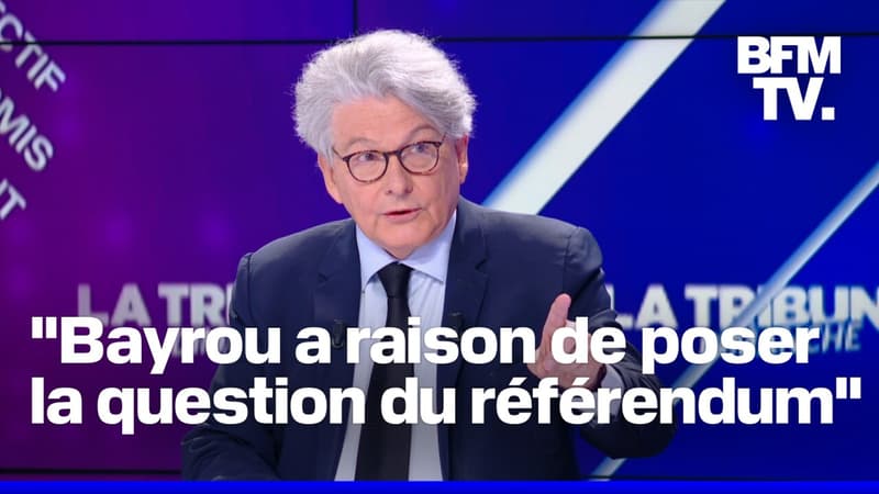 Référendum sur le budget, Donald Trump, Guerre en Ukraine... L'interview complète de Thierry Breton