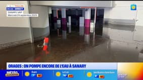 Orages : on pompe encore de l'eau à Sanary