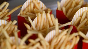 Des frites McDonald's à Philadelphie (États-Unis) en septembre 2018.