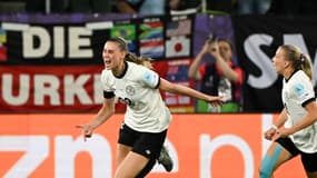 Jule Brand lors d'Allemagne-Pologne, le 4 juillet 2025.