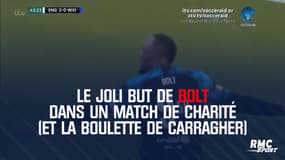 Le joli but de Bolt dans un match de charité (et la boulette de Carragher)