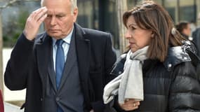 Jean-Marc Ayrault et Anne Hidalgo à Nantes, le 1 avril 2022
