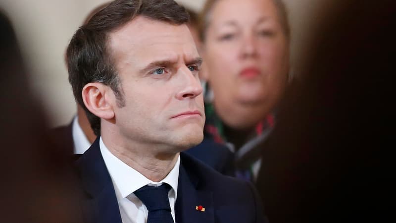 Emmanuel Macron, le 1er février.