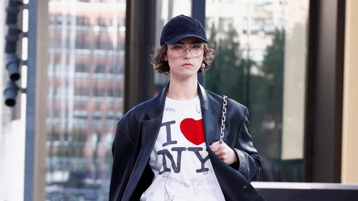 Ella Emhoff lors du défilé Coach à la Fashion Week de New York, 9 septembre 2024
