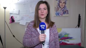 Laëtitia Dewalle, l'une des porte-parole des "gilets jaunes libres", sur BFMTV le 4 décembre 2018. 