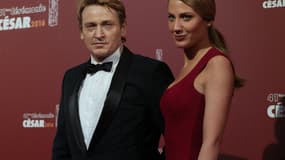 Benoît Magimel et Margot Pelletier aux César 2016