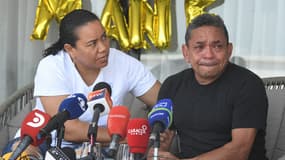Luis Manuel Diaz lors d'une conférence de presse, le 10 novembre 2023.
