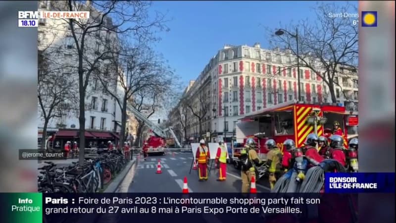 Paris: une boutique ravagée par les flammes dans le 13e arrondissement