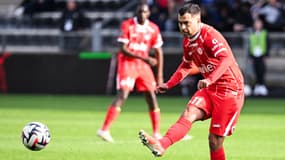 Téji Savanier avec Montpellier, le 13 avril 2025