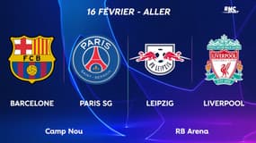 Ligue des champions : Le calendrier des huitièmes (Barça - PSG en ouverture)