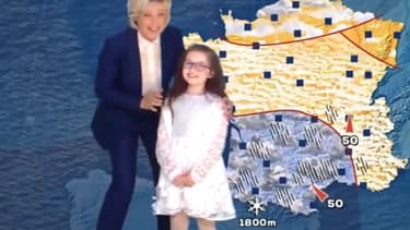 Évelyne Dhéliat et la petite Emma