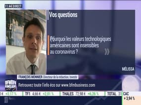 Les questions : Pourquoi les valeurs technologiques américaines sont insensibles au coronavirus ? - 17/04