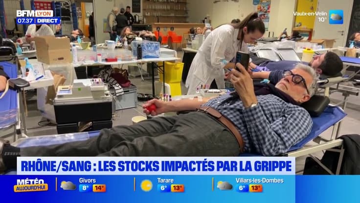 Rhône : les stocks de sang impactés par la grippe
