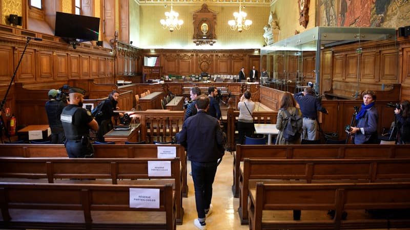 La salle du tribunal de grande instance de Paris où Abdelkader Merah a été jugé.