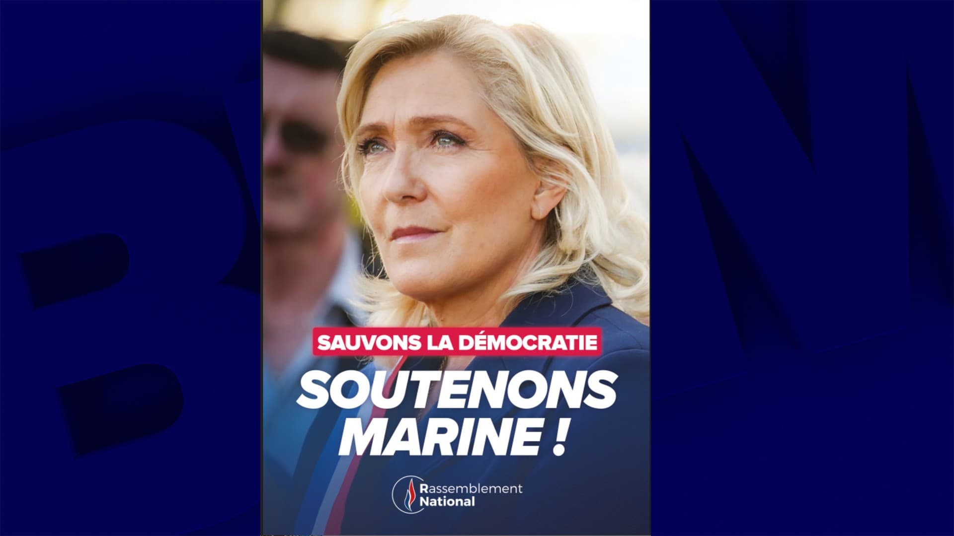 Le tract du RN en soutien à Marine Le Pen diffusé le 1er avril 2025