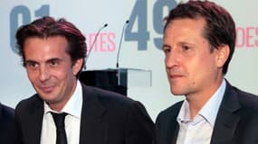 Yannick Bolloré et Rodolphe Belmer en 2012