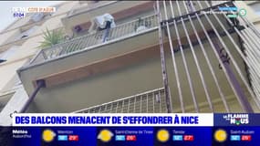 Nice: des balcons menacent de s'effondrer, les habitants alertent