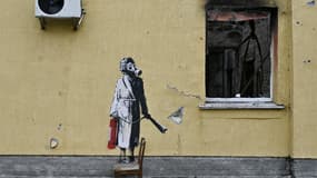 L'œuvre de Banksy qui a fait l'objet d'une tentative de vol